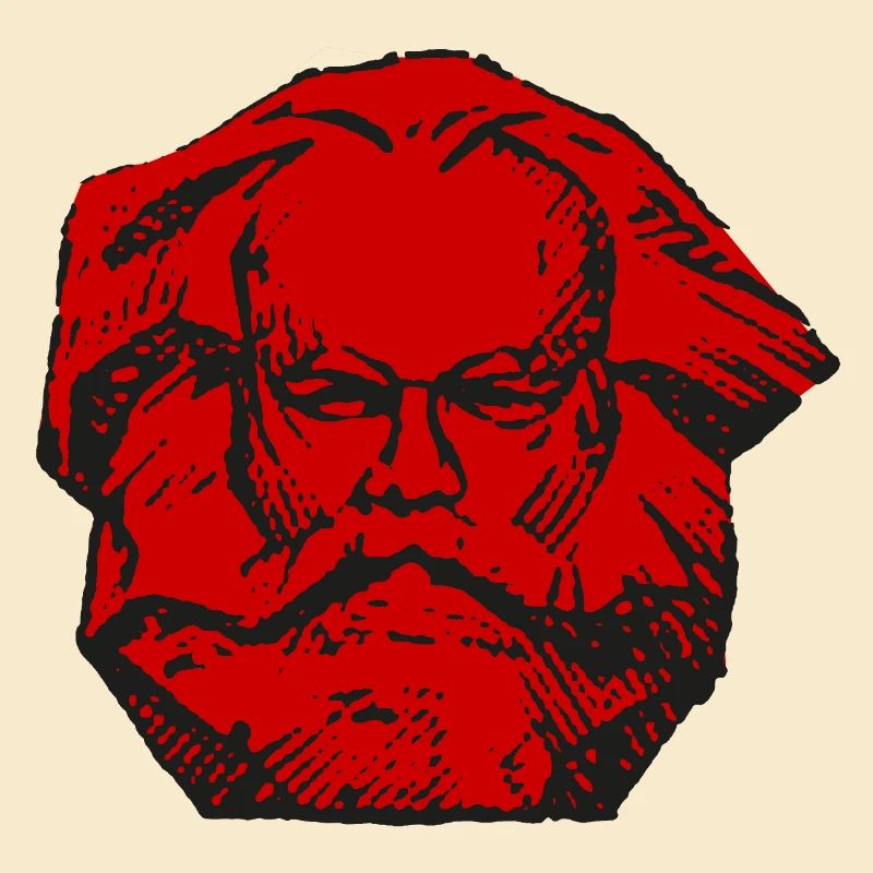 Karl Marx rouge communisme marxisme pull copie