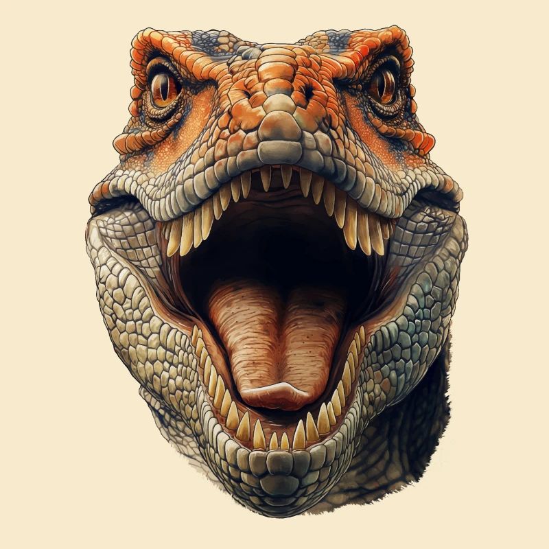 Dinosaurier-Kopf