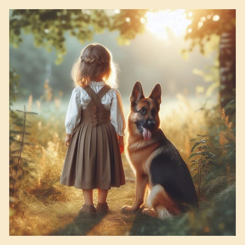 German Shepherd Art
