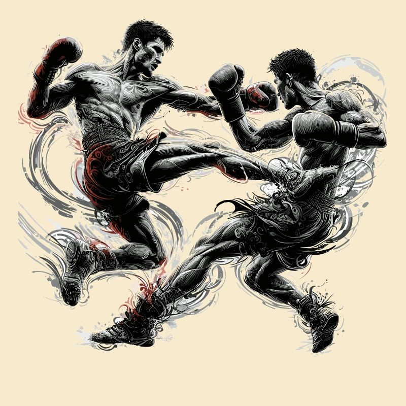 Kickboxing Boxe thaïlandaise Cadeau de boxe Muay Thai