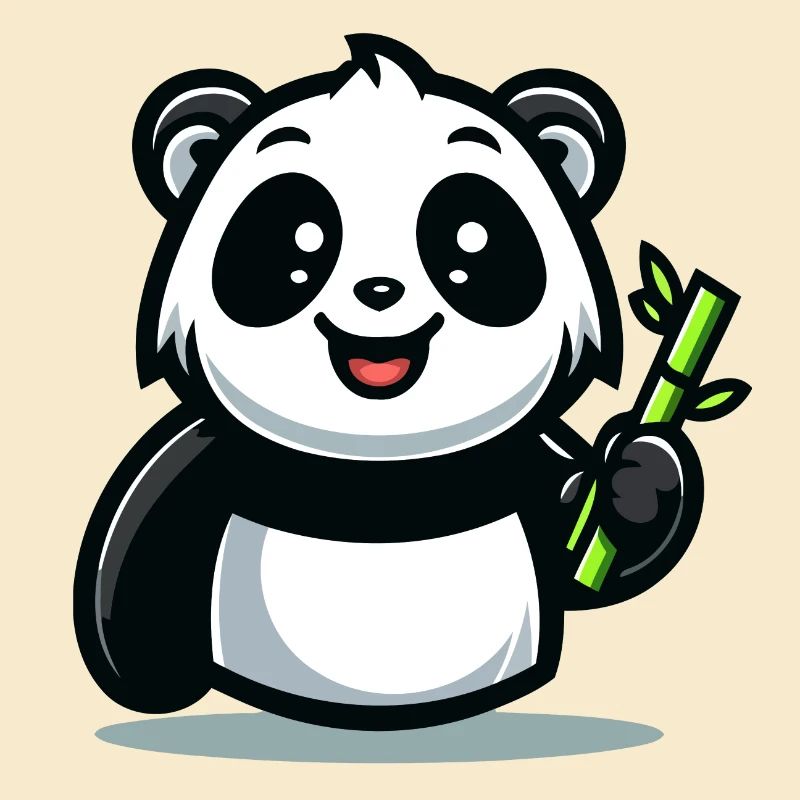 Panda-Snackzeit: Der Bambusfresser