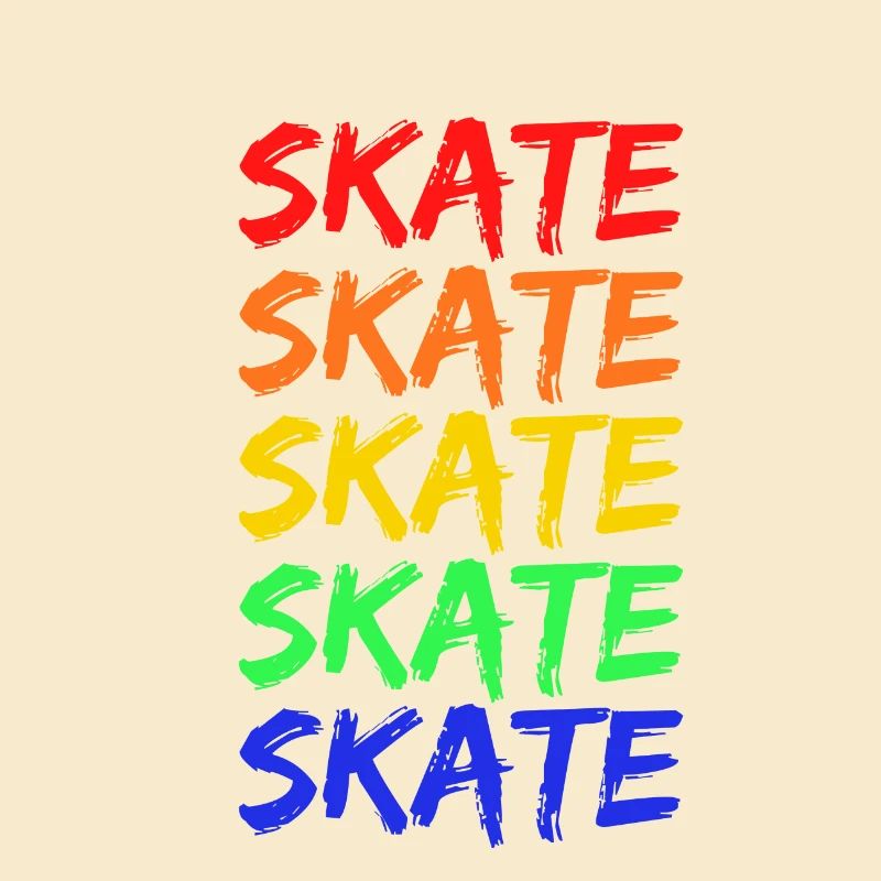 Lettrage Rainbow Skate