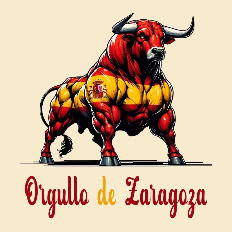 Der Stolz Saragossa Flagge Design