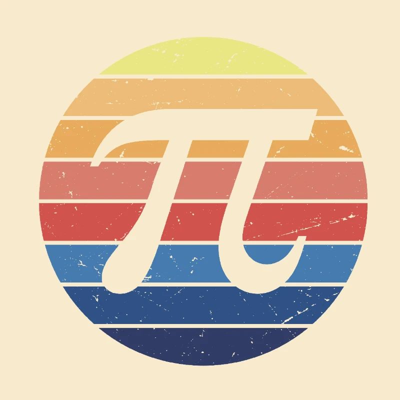 Math Pi Retro