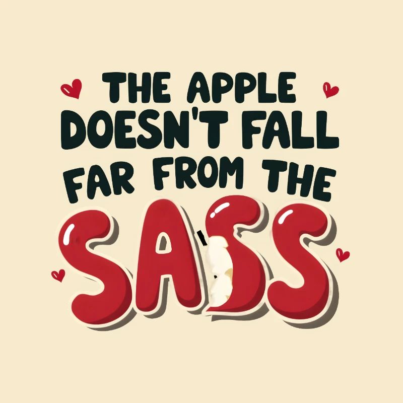 The Apple Doesn’t Fall Far from the Sass