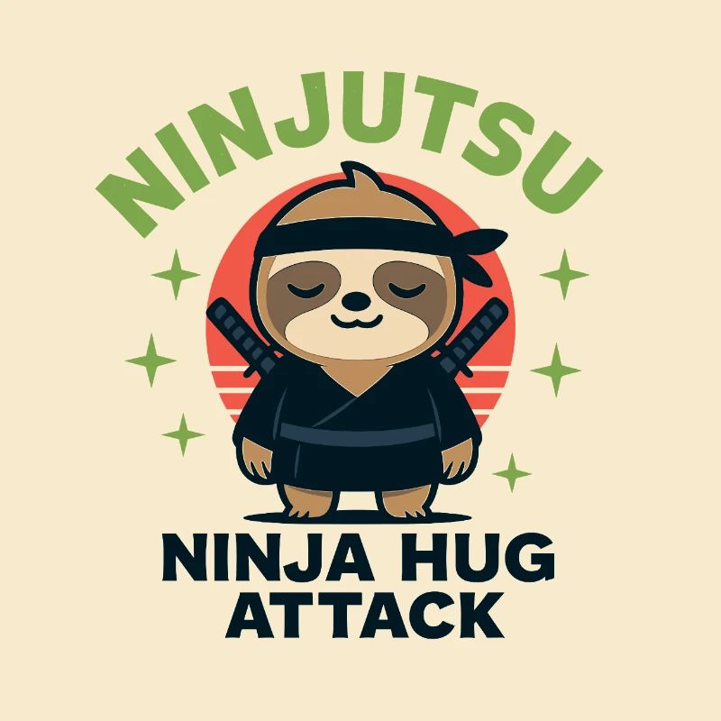 Ninja Kuschel-Sloth HugAttack