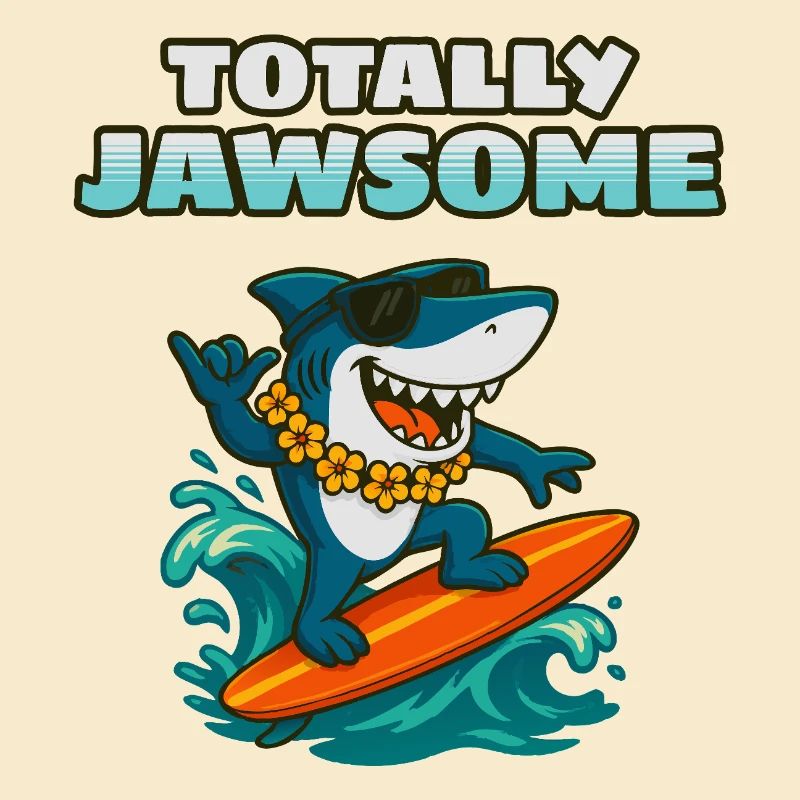 Totally Jawsome Surf Shark