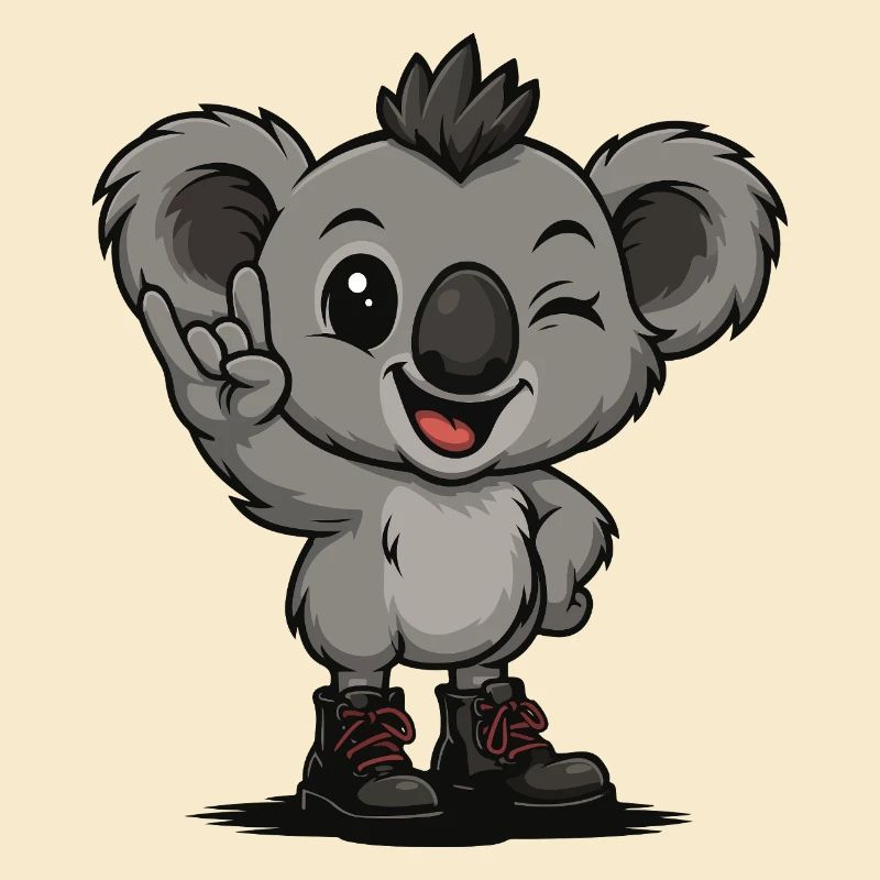 Koala Punk Hero