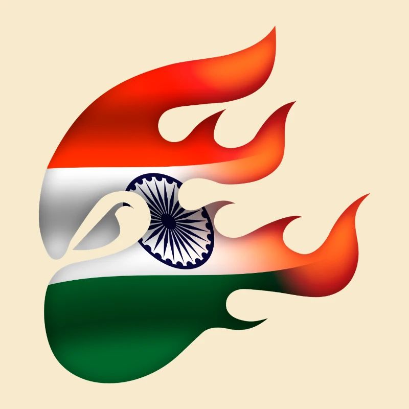 Drapeau de l’Inde - Inde - Ninja