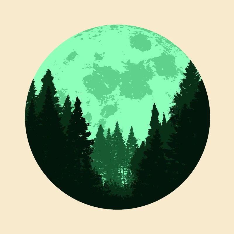 Dans le silence de la nuit, la forêt parle.