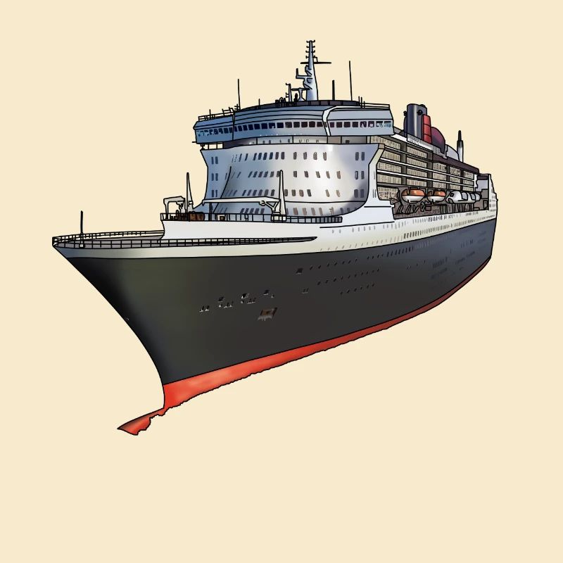 Conception classique d'un navire de croisière