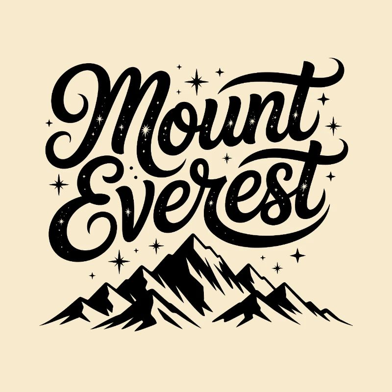 Mount Everest - Souvenir-Design