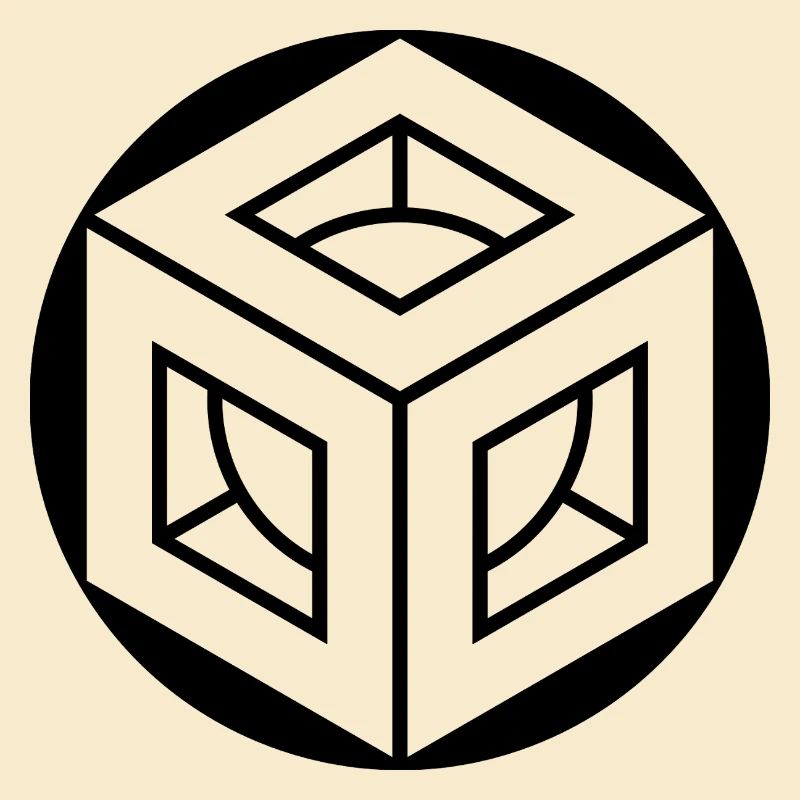 Design du crop circle cube de Metatron