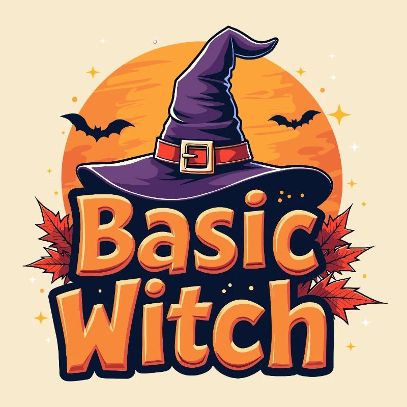 Basic Witch Halloween-Spruch