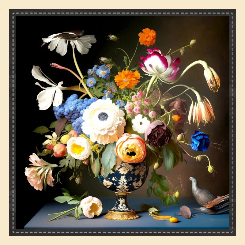 Blumenstrauß Stillleben Barock flämischer Stil
