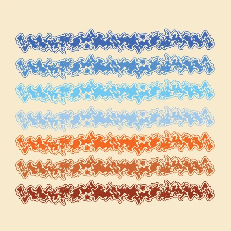 Conception abstraite de lignes dégradées