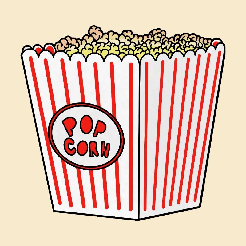 Popcorn Stripe Burst Bucket Retro