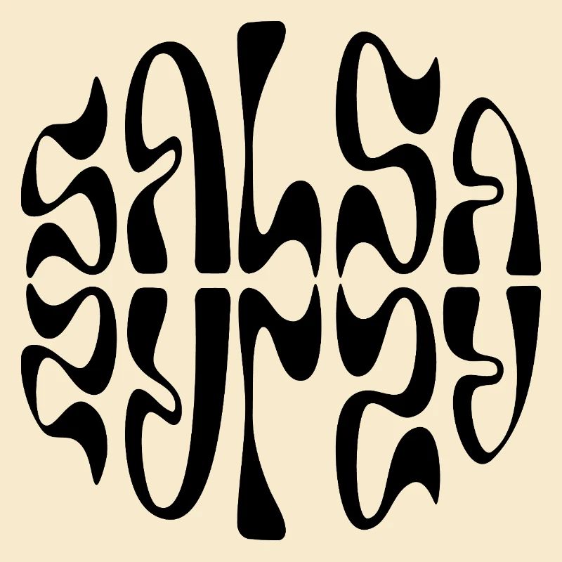Conception de logo typographique Salsa