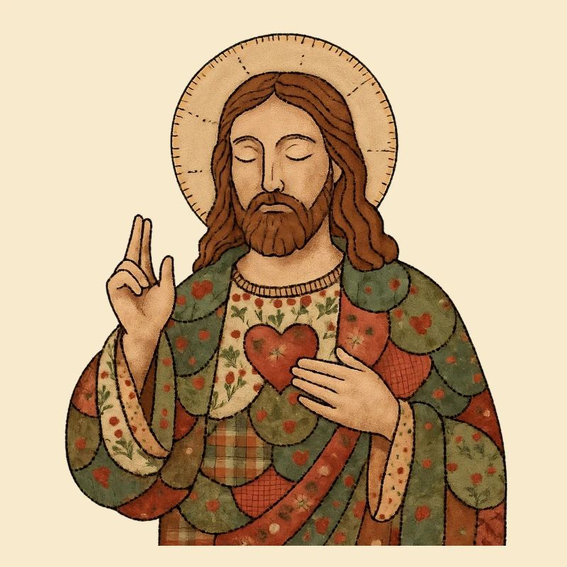Weihnachten Patchwork Jesus