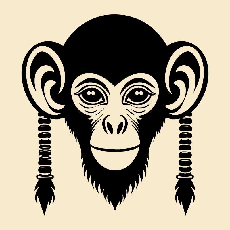 Monkey Head Sound Wave Motion Edition Shirt