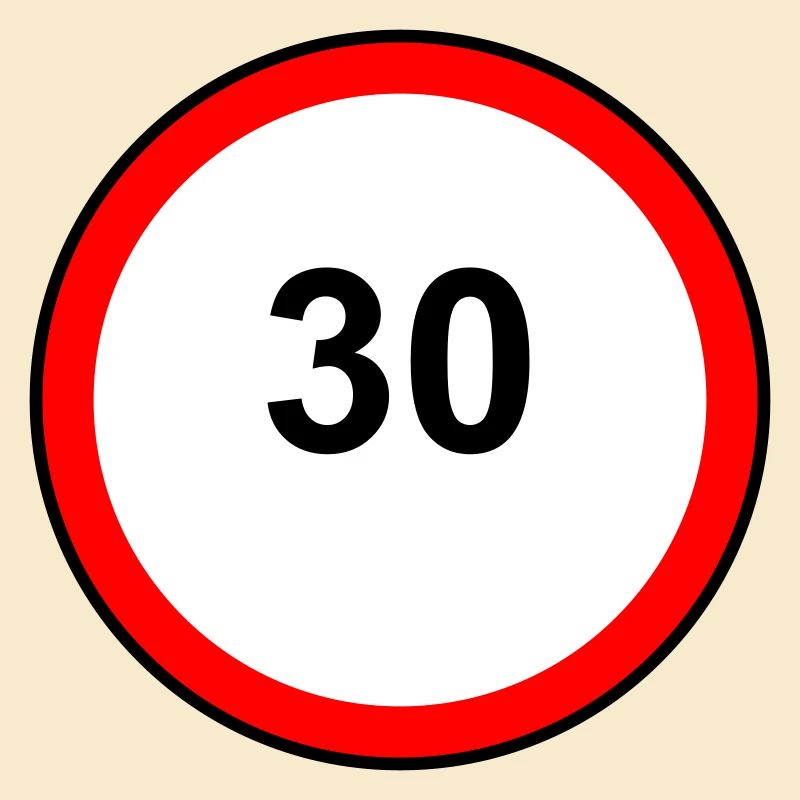 Tempo 30 Sign Pattern
