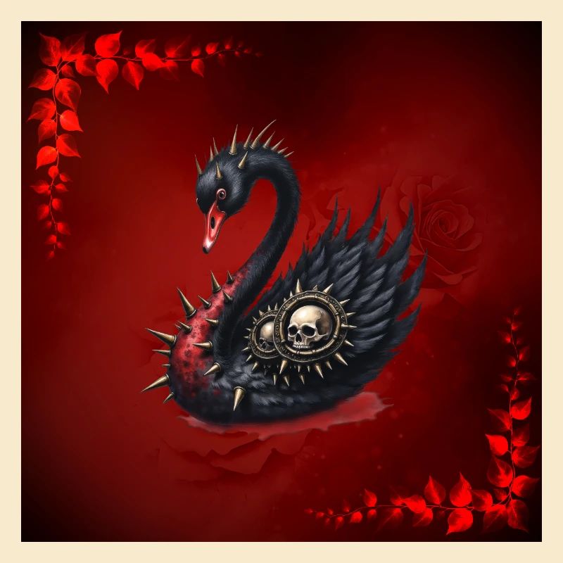 Black Swan with Thorns