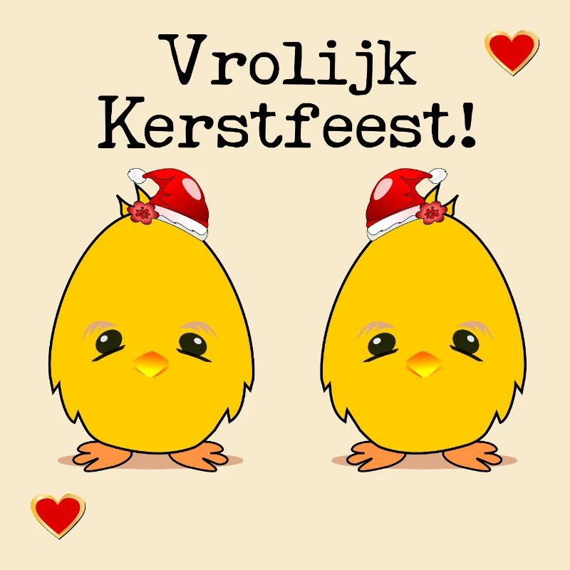 Frohe Weihnachtsküken