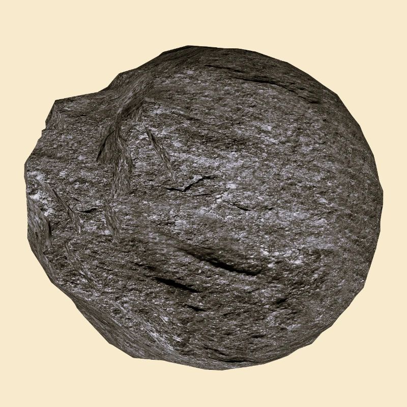 Texture de granit de boule de roche brute