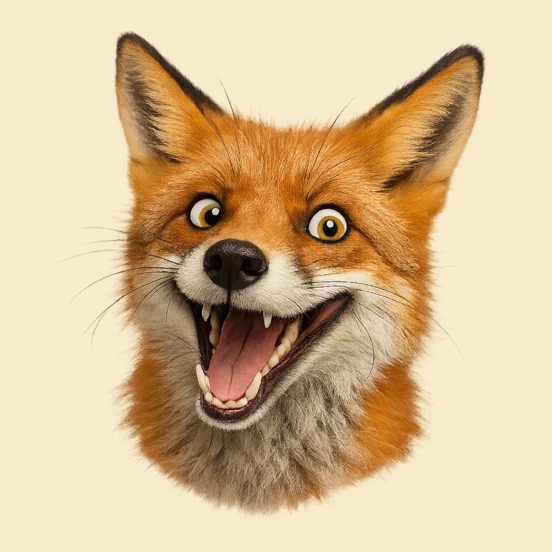 Fuchshead Freude Illustration