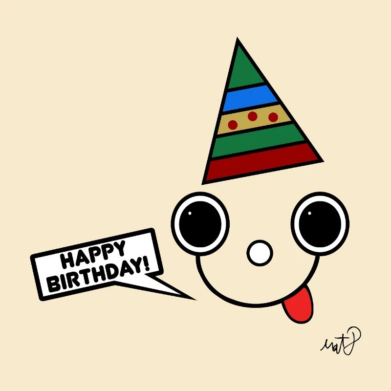 Koppie with party hat