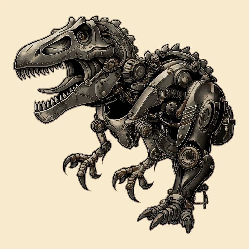 Mechanischer Dinosaurier – Roboter T-Rex