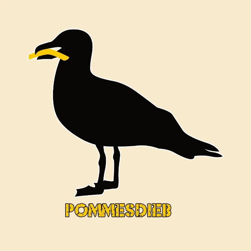 Frites Voleuse de mouette - Noire