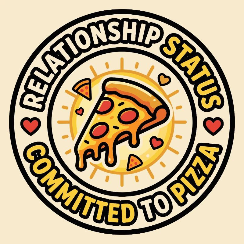 Statut relationnel engagé dans la pizza