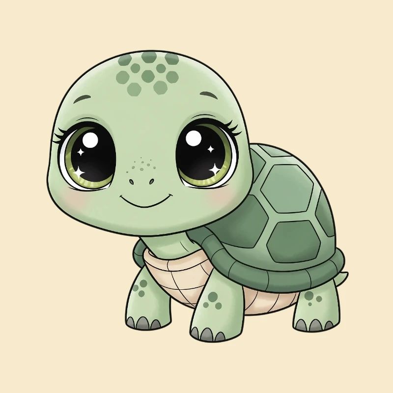 Mint Green Cuddly Turtle