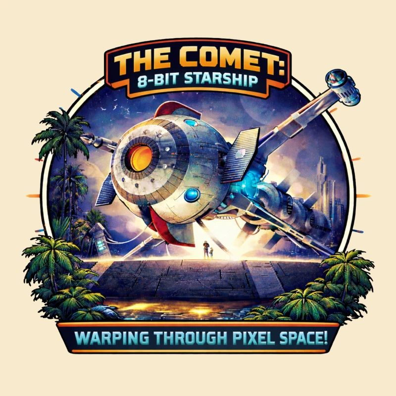 La Comète – Vaisseau 8-Bit