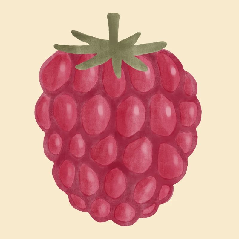 Raspberry Watercolor
