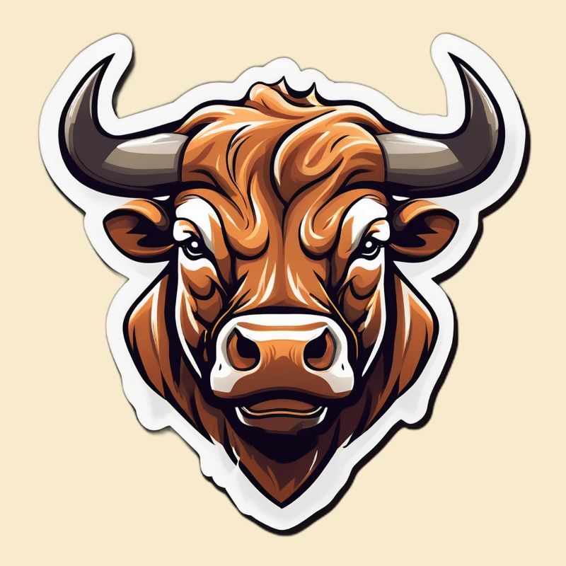 Expressive Taurus Stylized Logo