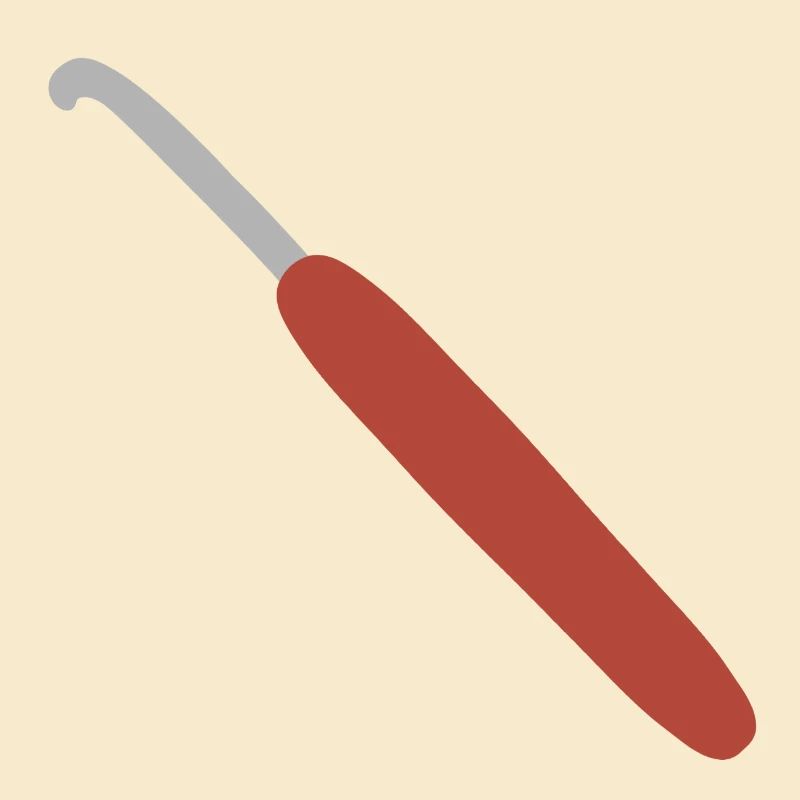 Red-Handled Crochet Hook
