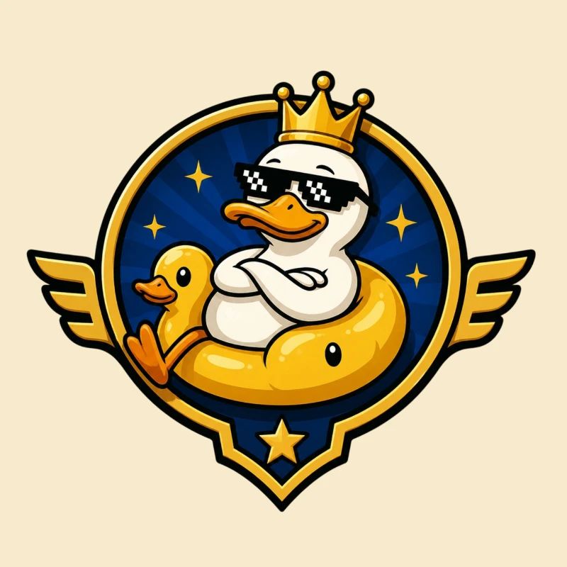 King Duck with Sunglasses