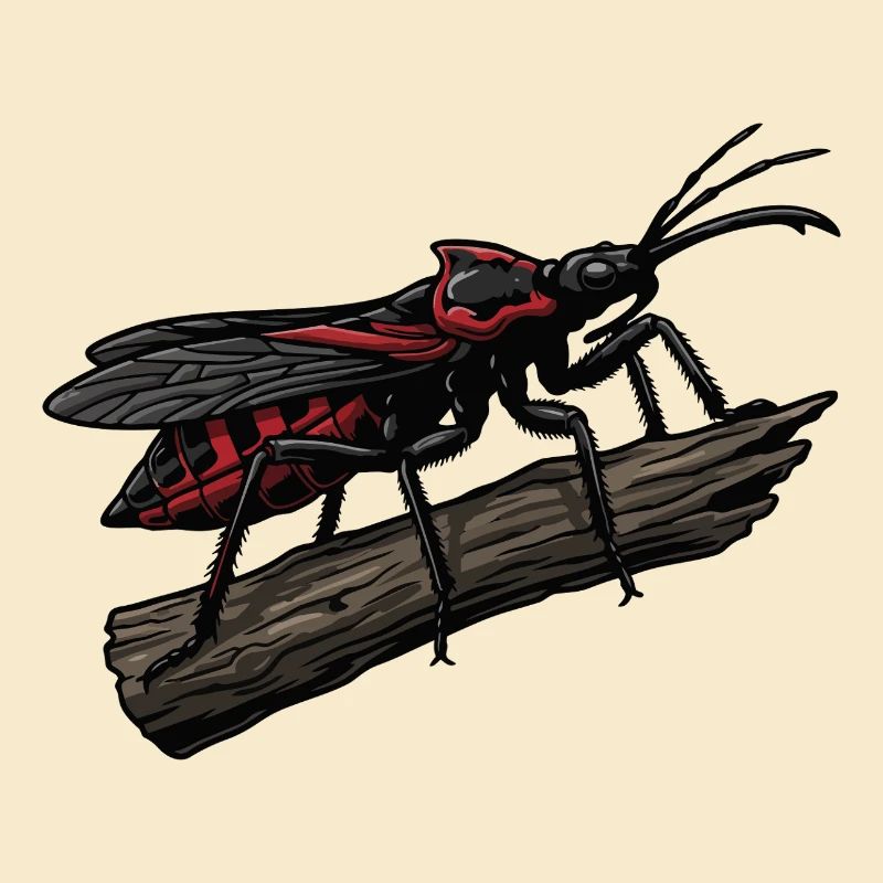 Bug Assassin, Bug Hunter, Red Strike Tattoo