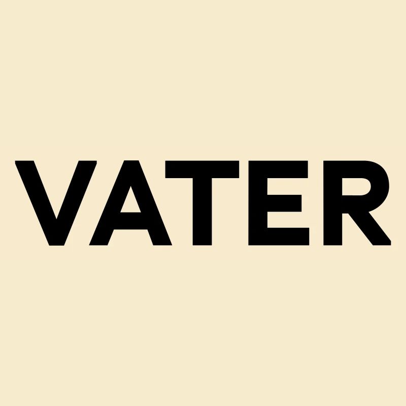 Vater Typografie Design VATER-MUTTER-KIND Geburt