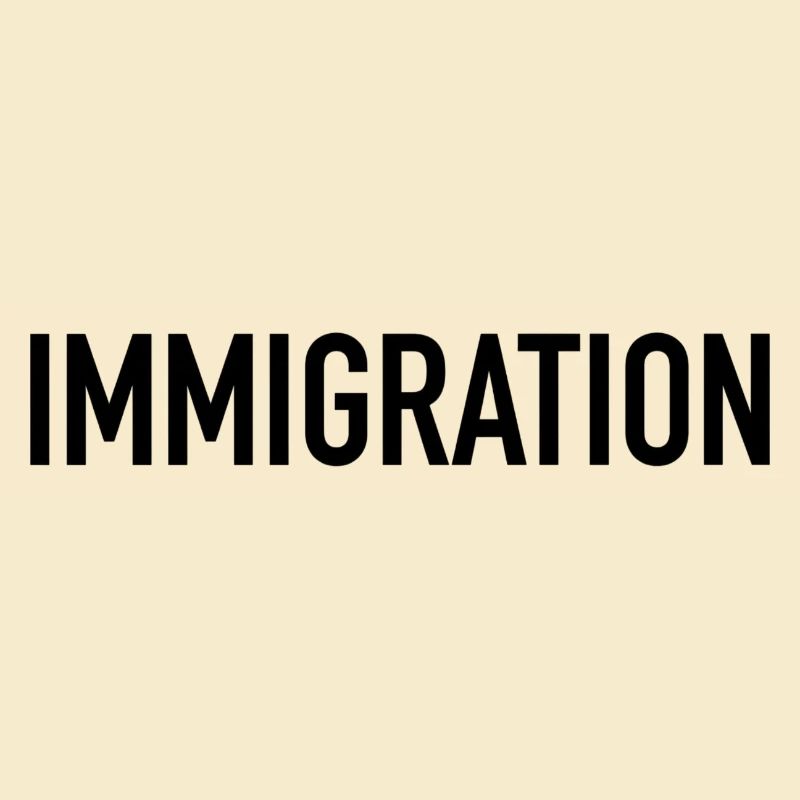 Déclaration de typographie de l’immigration