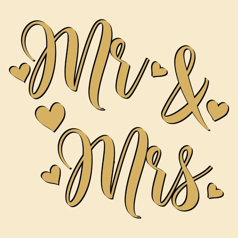 Mr and Mrs Gold on Black