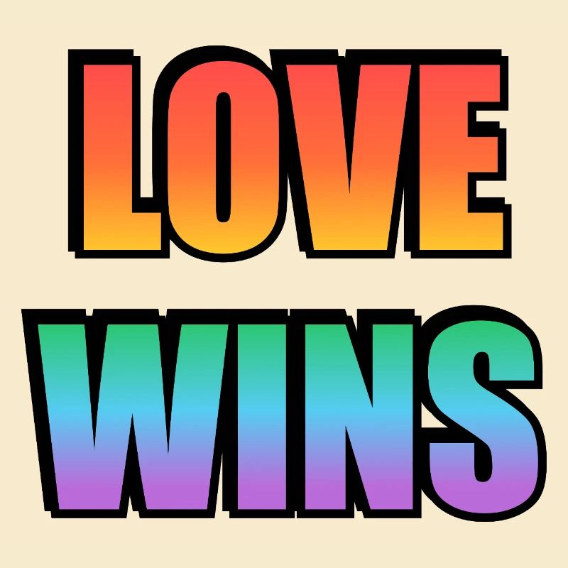 Love Wins Rainbow Gradient