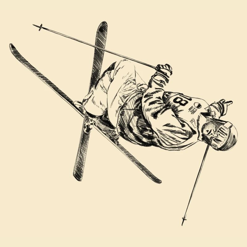 Mogul skiing