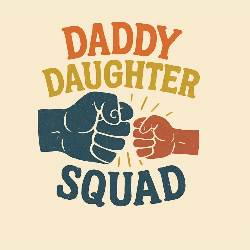 Daddy Daughter Squad Matching Vater Tochter
