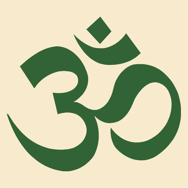 Om Symbol Dharma Muster