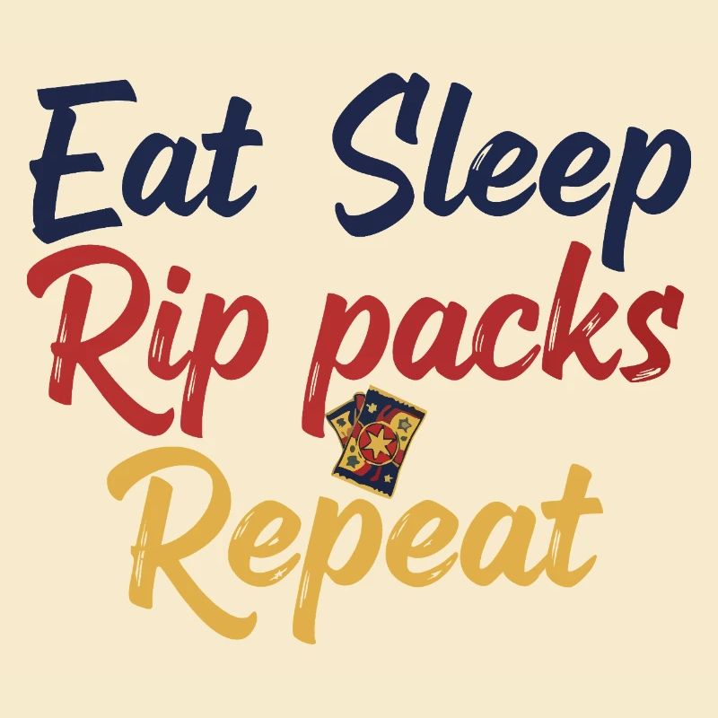 Pack de décrochage Eat Sleep Collection de cartes à collectionner à chaque fois