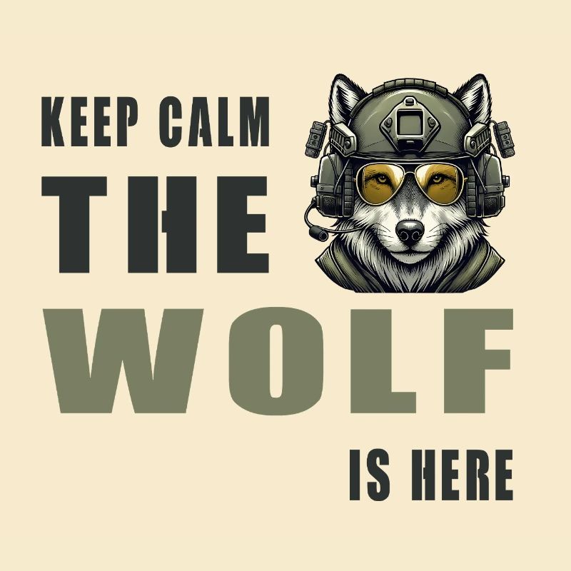 Keep Calm Wolf Is Here