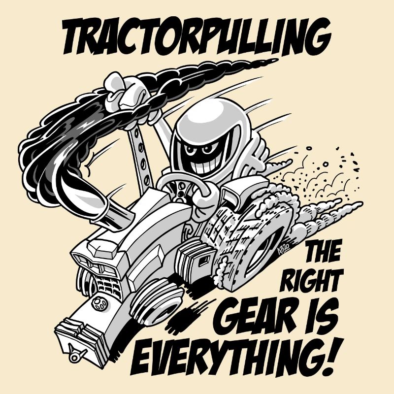 0966 tractor pulling BW